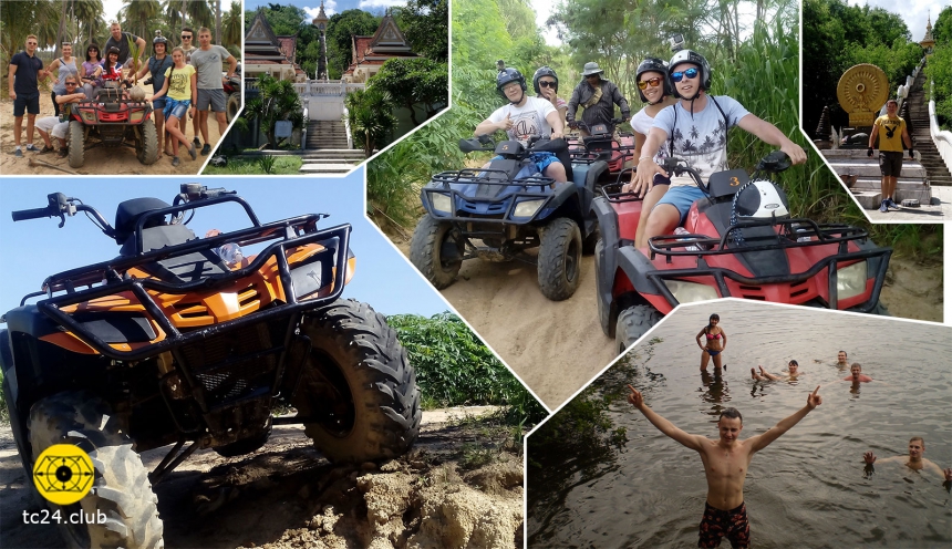 Экстрим на квадроциклах ATV тур по джунглям