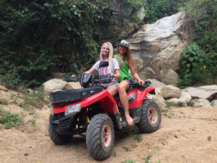 Экскурсия  ATV квадроциклы 30 км по джунглям не в колонне