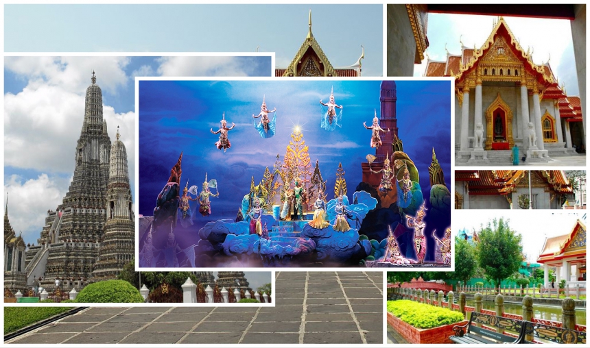 Экскурсия  Бангкок по трём Храмам + Сиам Нирамит*